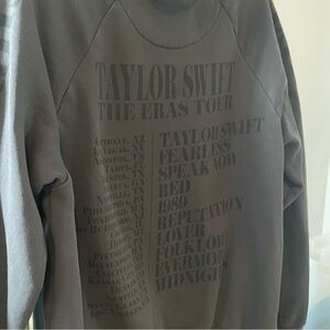 Taylor Swift 2023 Eras Tour Official Merch Oversized Hoodie US Cities Medium